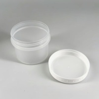 Plastieken voedselbewaarbak met schroefdeksel 200ml luchtdichte keuken bewaarpot saus soep delicatessenbak stapelbaar transparante set