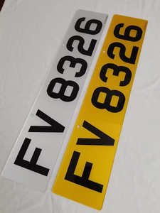 Bán Buôn Chất Lượng Cao Giấy Phép Tấm Giá Tốt Nhất Châu Âu Tùy Chỉnh Thép Không Gỉ, Nhôm Xe Số Tấm - Product Image 2