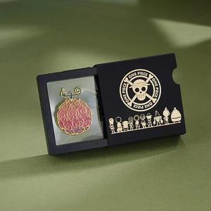 3 Designs Creative Straw Hat Luffy Anime Metal Pin avec Gift Box Fashion Jewelry <span class=keywords><strong>Ace</strong></span> <span class=keywords><strong>Demon</strong></span> <span class=keywords><strong>Fruit</strong></span> Cosplay Enamel Badge Pin - Product Image 2