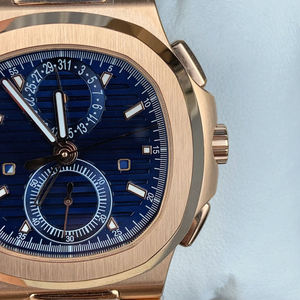 นาฬิกาทองคำแท้ 18K รุ่น<span class=keywords><strong>ล่าสุด</strong></span> V3 ตัวล็อคแบบใหม่ คุณภาพสูงสุดจากโรงงาน PPF ซีรีส์ 5712 รุ่น 240 นาฬิกาจักรกลบางเฉียบ - Product Image 4