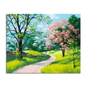 Hot Selling Photo Custom DIY Paint by Numbers Landscape digital Paint by Numbers Oil Painting