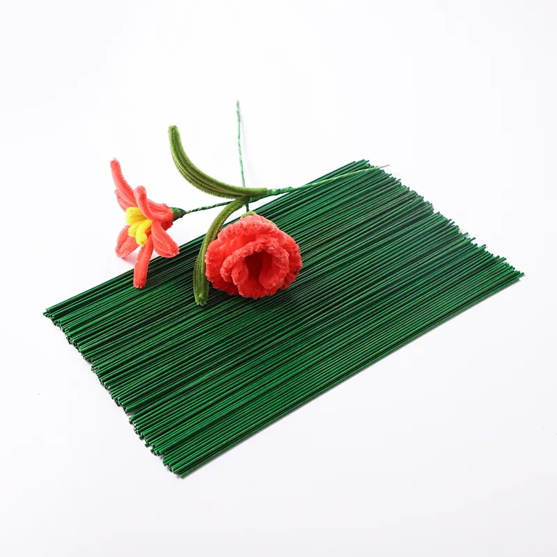 종이 플라워 아트용 크래프팅 와이어 키트-창의성을 위한 꽃 줄기 50 팩, 2.5mm
