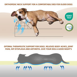 Оптовая продажа Роскошная ортопедическая кровать для собак Премиум пены памяти кровать для собак - Product Image 5