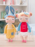 Songshan Jouets Personnalisé En Gros poupées peluches Cadeau D'anniversaire Mignon Coton Belle Princesse Poupée De Chiffon Bébé Dormir Confort En Peluche Jouet