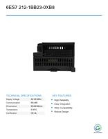 Controlador Lógico Programable (PLC) Usado Siemens SIMATIC S7-222-1BB23-0XB8 CPU 222 para Automatización Industrial
