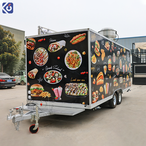 Remolques de Comida CAMPTRL, Camión de Comida Móvil para Helados y Snacks con Cocina, Carro de Comida para Hamburguesas y Café - Product Image 4