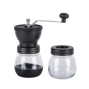 Adjustable Manual large Coffee Grinder taiwan Ceramic Burr Hand Coffee Grinder Mill Grind For Home and Camping