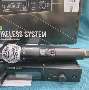 Microphone émetteur sans fil portatif monocanal SLXD24 pour le commerce transfrontalier, compatible SM58 Beta58A, portée 100m, haute performance - Product Image 6