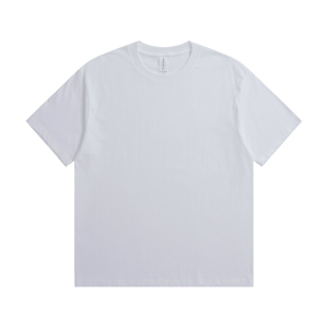 T-shirt décontracté à manches courtes et col rond en coton peigné 180 g/m² pour homme, couleur unie, coupe ample - Product Image 2