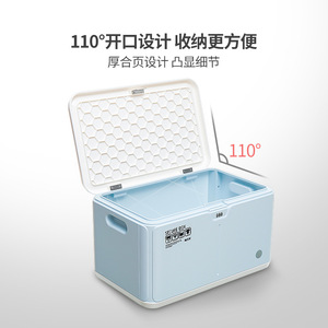 Boîte de rangement sécurisée, légère, de couleur unie, grande capacité, pour la maison, le bureau, la voiture, les objets de valeur, les documents, les dossiers confidentiels - Product Image 3