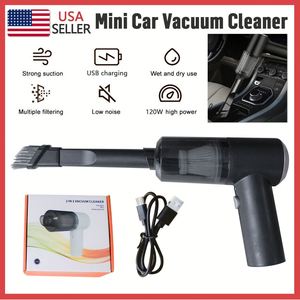 Mini aspirateur sans fil rechargeable pour la maison et la voiture, aspirateur à main sans fil pour sols secs et humides - Product Image 4