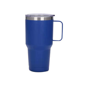 Vaso Térmico de Acero Inoxidable de 20oz/30oz, para Auto, Viajes, Cerveza, Café, con Asa - Product Image 1