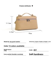 Sac à main en cuir véritable pour femme, nouveau design 2026, vente en gros, personnalisable ODM/OEM, avec fermeture à cadenas et poignée supérieure, sac à bandoulière