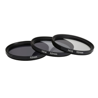 Kit de filtres ND (ND2, ND4, ND8) à densité neutre, multi-tailles, compatible avec les appareils photo reflex numériques Canon, Nikon, Sony – Accessoire de photographie