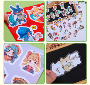 Pegatinas Decorativas <span class=keywords><strong>de</strong></span> PVC con Diseño <span class=keywords><strong>de</strong></span> Dibujos Animados Personalizados, Ecológicas, Autoadhesivas, Impermeables, Impresas en Huecograbado, Troqueladas, Impresas en Serigrafía <span class=keywords><strong>para</strong></span> el Hogar - Product Image 2