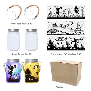 <span class=keywords><strong>Kit</strong></span> kerajinan dekorasi stoples lentera peri DIY untuk anak-anak membuat kaca Anda sendiri lentera peri untuk kamar anak perempuan halaman atau taman - Product Image 6