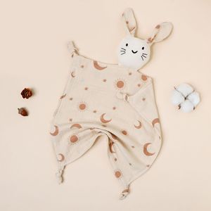 Couverture douillette imprimée pour bébé, best-seller transfrontalier, en pur coton <span class=keywords><strong>double</strong></span> <span class=keywords><strong>gaze</strong></span>, compagnon de sommeil, jouet en peluche chat - Product Image 6