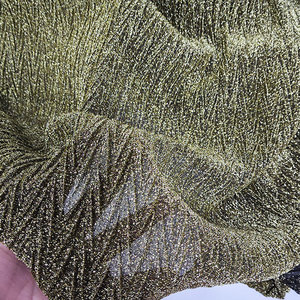 Camicie in tessuto plissettato sostenibile giacca elastica pantaloni in poliestere <span class=keywords><strong>Lurex</strong></span> stampato in ordito Glitter Twill abito a quadri stile - Product Image 2