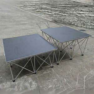 Event DJ stage Portable aluminum stage Drum stage riser 4x4ft concert stage Portable stage platform - Product Image 1