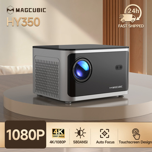 โปรเจคเตอร์พกพา HY350 LED 580 ANSI Android 11 4K Smart WiFi ลำโพงในตัว RAM 2GB สำหรับใช้ในบ้าน - Product Image 2