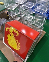 Boîte de présentation en acrylique pour ETB avec couvercle magnétique anti-poussière, protection pour Elite Trainer Box, rangement pour collection de cartes TCG, taille personnalisée disponible