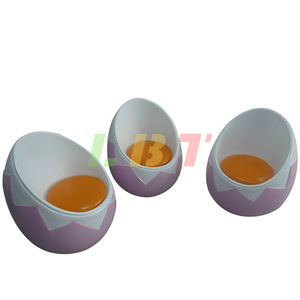 Libit Egg Shape <b>Chair</b> Fiberglass <b>Childrens</b> Fun Seat Waiting <b>Chair</b> Durable Customizable - Product Image 5
