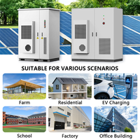 Système de stockage d'énergie industriel et commercial tout-en-un 125 kW 241 kWh, armoire extérieure, refroidissement par air, batterie LiFePO4 haute tension