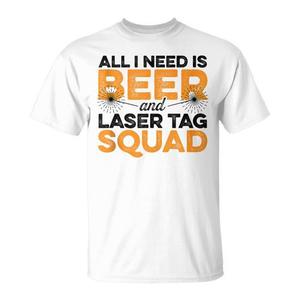 Tout ce dont j'ai besoin, c'est d'un t-shirt Beep And Laser Tag Squad pour les joueurs de Lasergame - Product Image 1