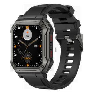Reloj Inteligente Digital Cuadrado de 1.91 Pulgadas para <span class=keywords><strong>Hombre</strong></span>, Pantalla Táctil Completa OGS, Monitor de Frecuencia Cardíaca 24H, Resistente al Agua IP68, Carga Magnética, Pantalla Grande - Product Image 3