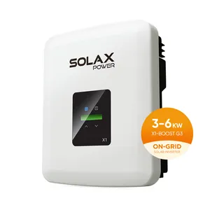 Solax X1 Onduleur solaire sur réseau 3 Kw 5Kw 6Kw 10Kw 12V à 220V Onduleur hybride 3 phases Eu Stock