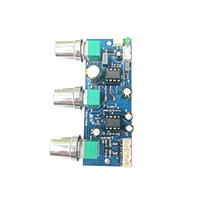 Module de préamplificateur 2.1 canaux avec filtre passe-bas à alimentation unique NE5532, 10V-24V DC, 22Hz-300Hz, pour subwoofer