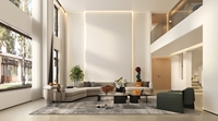 Plans de maison modernes multi-générationnels personnalisés, plans de villa de luxe flexibles, aménagement de suite résidentielle contemporaine