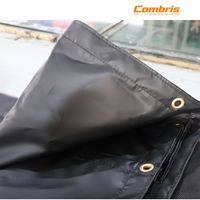 Bâche en PVC Ripstop robuste enduite de couteau, thermosoudée, ignifuge 18oz, pour accessoires de carrosserie de camion, personnalisable EN13501