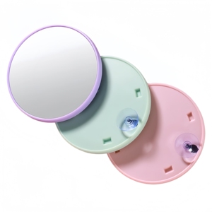<span class=keywords><strong>Espejo</strong></span> de Maquillaje con Aumento, con Ventosa, Portátil, de Viaje, HD, de Plástico, Giratorio, para Baño, 5X 10X 15X - Product Image 1