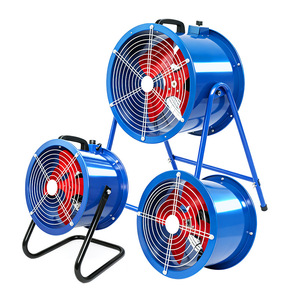 Ventilador de Flujo Axial 220V 380V de Alta Potencia, Ventilador Industrial, Extractor de Cocina, Material de Hierro - Product Image 1