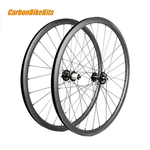 碳自行车套件碳MTB轮对35毫米宽度碳轮超轻山地自行车车轮26er