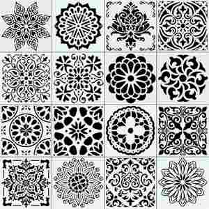 Custom St-0112 Hot Sell Plastic Diy Pet Drawing Stencils Set With One Full Color Printing Made China Blister <b>Card</b> Packed - Product Image 1