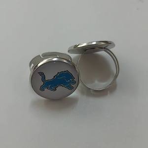 Detroit Lions Sport Team Bijoux Bague Cowboys Pirates Steelers Chiefs et Autres 32 logos <span class=keywords><strong>Time</strong></span> Gemstone Bracelets - Product Image 1