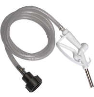 Adblue DEF kendinden montaj dağıtıcı kiti 3m X 19mm yerçekimi besleme verici hortum ve IBC adaptörü ile meme