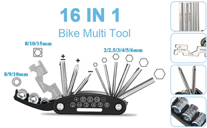 Bộ Dụng Cụ Đâm Thủng Xe Đạp Với Bơm Đa Chức Năng Sửa Chữa Ống Bên Trong - Product Image 4