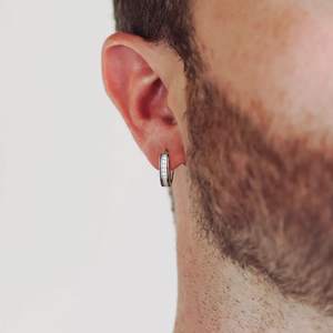 Pendientes de Aro Redondos Chapados en Oro de 14K con Circonitas, Joyería Fina para Hombre y Mujer, Regalo de Plata de Ley 925, Circonita 5A, Diamante CZ, 15mm, Tipo Huggie - Product Image 2