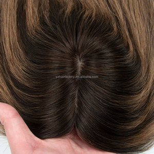 Topper en soie personnalisé de haute qualité pour femmes souffrant de perte de cheveux, en cheveux vierges de qualité supérieure - Product Image 2