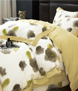 Thanh lịch Lyocell in bedding Set-4-mảnh sang trọng siêu mềm & thoáng khí, thân thiện với môi silk giống như thoải mái bedding Set - Product Image 1