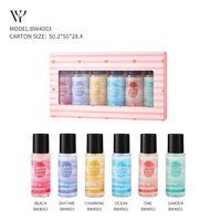 Parfum pour femmes 75 ml, parfum longue durée, coffret cadeau de 6 flacons, vente en gros