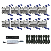IP65 mini spot down light 3W dimmable CCT 2700K-5500K led spot 6/8/10/12PCS SET