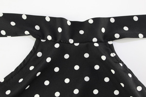 L1415 - Abito Estivo 2026 alla Moda con Scollo all'Americana <span class=keywords><strong>a</strong></span> <span class=keywords><strong>Pois</strong></span> Senza Maniche Mini Sexy da Donna - Product Image 6