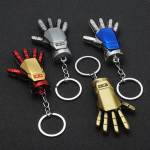 Porte-clés en métal <span class=keywords><strong>de</strong></span> style anime Iron Man et <span class=keywords><strong>Captain</strong></span> <span class=keywords><strong>America</strong></span>, accessoire <span class=keywords><strong>de</strong></span> luxe Avengers, style tendance pour offrir en cadeau - Product Image 5