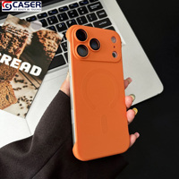 Coque de téléphone ultra-fine sans cadre avec film de protection mat pour iPhone 11 Pro, 17 Air, demi-couverture, peinture métallique pour 17 Pro Max, 16, 15