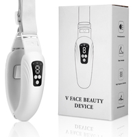 Lève-visage en V pour femmes - Réducteur de double menton, vibration ascendante et descendante, façonnage, masseur électrique portable USB/batterie, resserrement