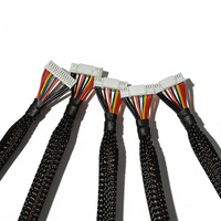 Faisceau de câbles personnalisé 12 broches DSP à sertir H22, assemblage de câbles isolés en PVC pour équipement médical et industriel